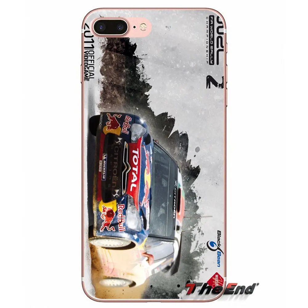 Прозрачные мягкие чехлы для Apple iPhone X 4 4S 5 5S SE 5C 6 6S 7 8 Plus 6sPlus 6Plus 7plus 8plus WRC Car Racing |