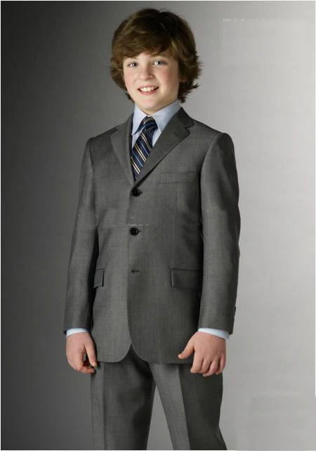 Children's Suit Boy's Formal Wear Suits Custom Made Kid  (Jacket+Pants)Bespoke Boy's Formal Wear wedding suits