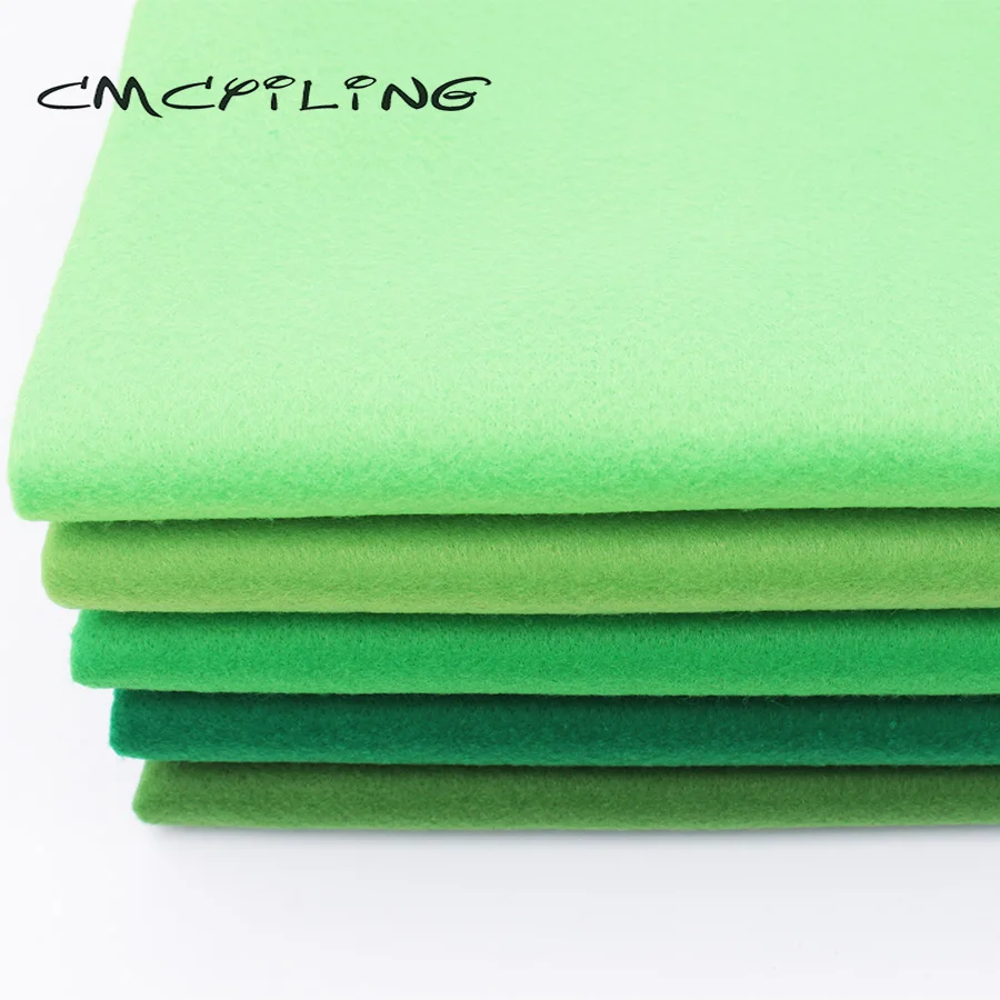 Лот CMCYILING 5 шт./лот 45*55 см Лоскутная мягкая войлочная ткань для рукоделия сделай