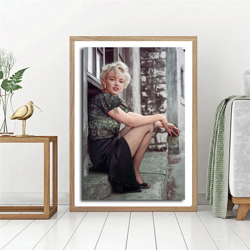 Домашний декор настенные художественные принты Картина на холсте актер Мэрилин