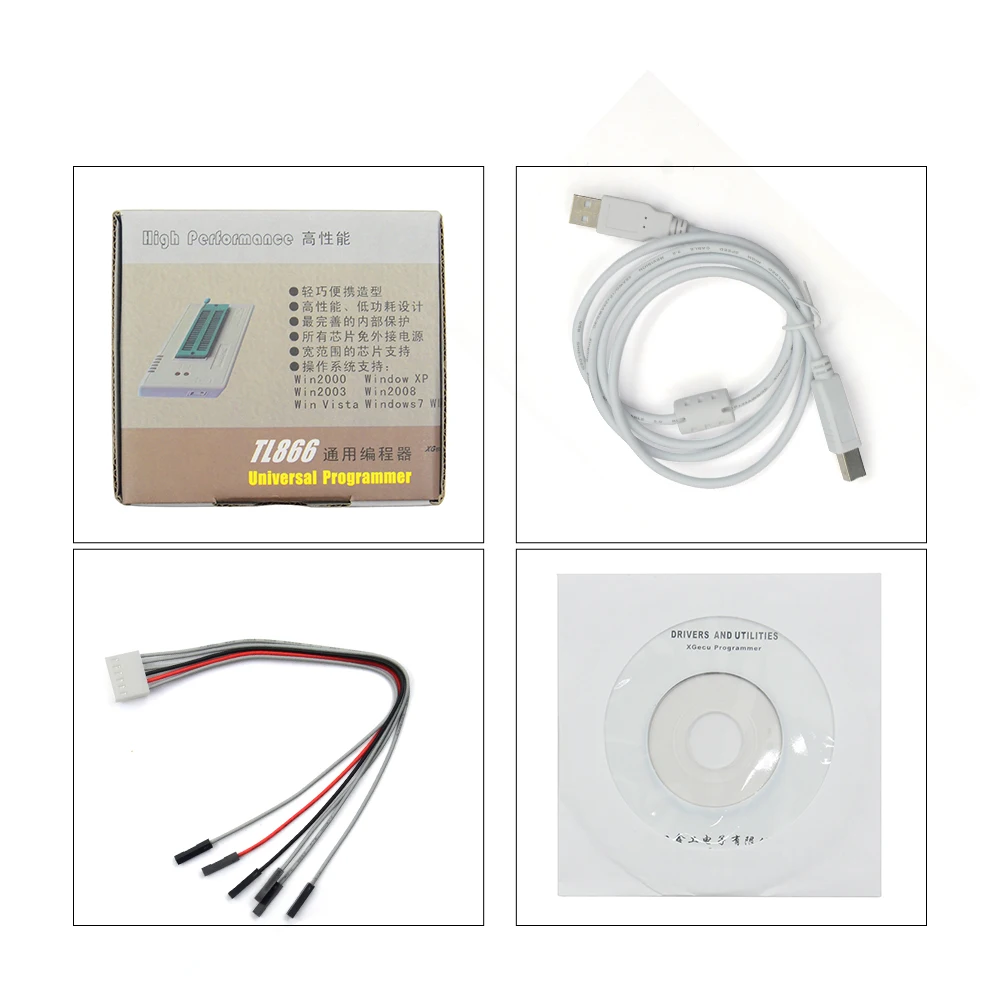 Оригинальный XGECU V10.37 TL866II Plus EEPROM PIC AVR TL866A TL866CS USB универсальный BIOS nand программатор 24