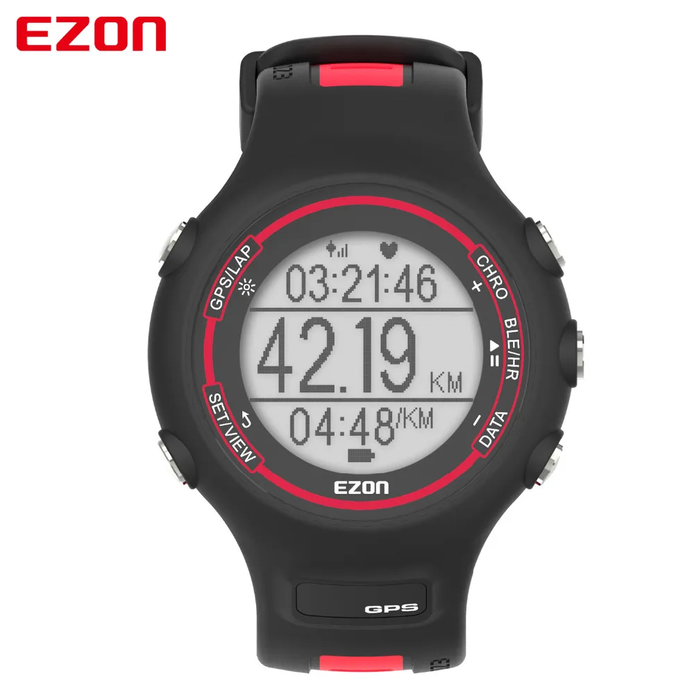 EZON T907 цифровые часы для мужчин и женщин часы для улицы gps бег оптический монитор сердечного ритма Смарт Спорт Bluetooth часы IOS Android