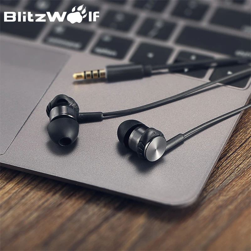 BlitzWolf BW VOX1 наушники вкладыши с железным шумоподавлением Универсальные для