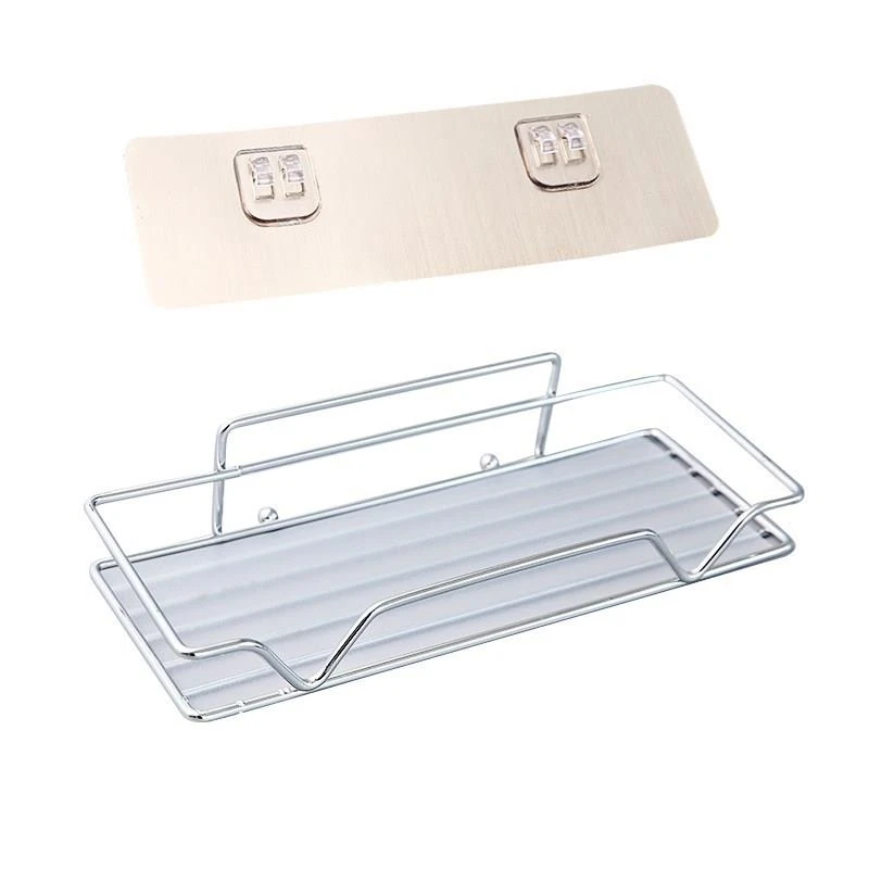 Полка для хранения ванной комнаты органайзер крепкая нержавеющая сталь