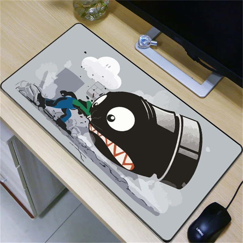 FFFAS 80x40 см Классический игровой большой коврик для мыши гриб Марио Дракон игры большой стол мягкий коврик для мыши Настольный коврик для ноутбука