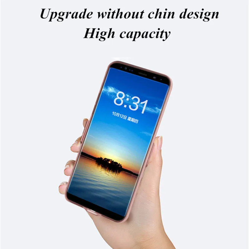 7000 мАч портативный Дополнительный внешний аккумулятор чехол для samsung Galaxy Note 8