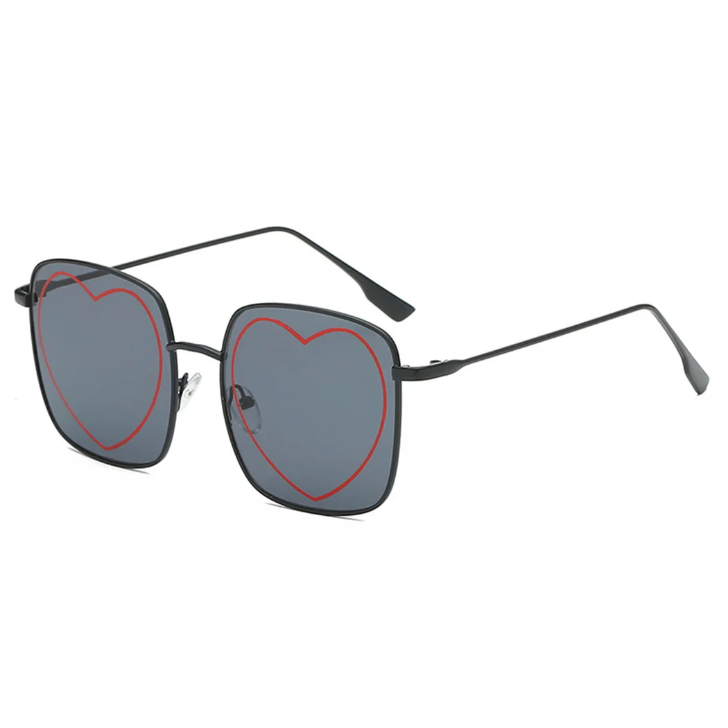 2019 Fashion Love Heart Sunglasses Women Men Cute Sexy Retro Cat Eye Vintage Square Sun Glasses UV400 | Аксессуары для одежды