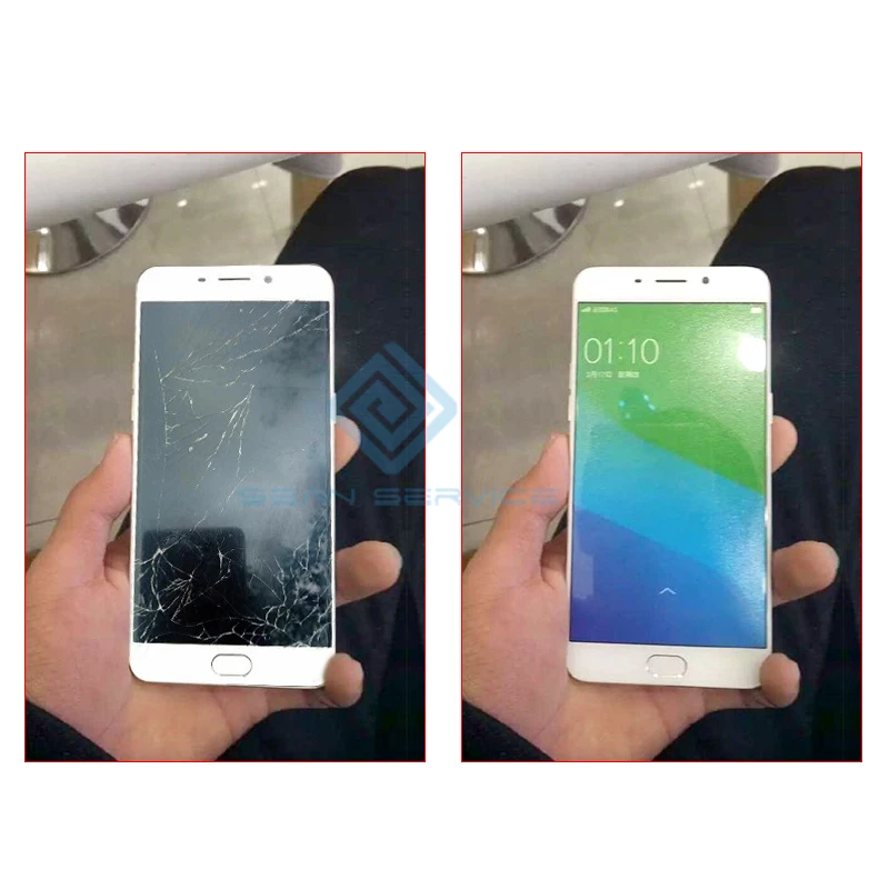 Pantalla LCD para OPPO R9, R9T, R9M, R9TM, montaje de digitalizador con pantalla t&aacute;ctil, Marco y herramientas de 5,5 ", 1920x1080P, disponible-4