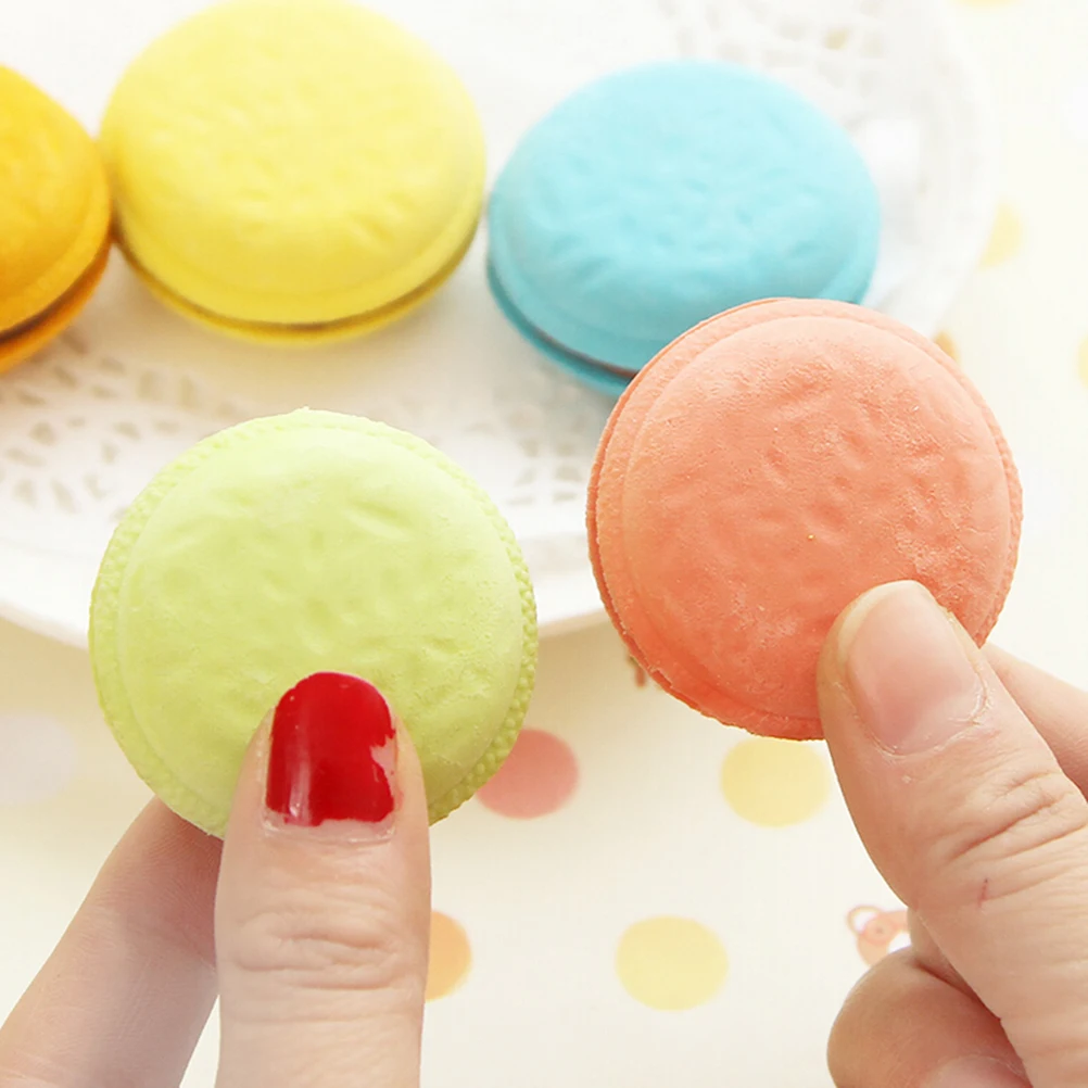 5 шт./лот Kawaii Macaron резиновый карандаш ластик для детей студентов награждение