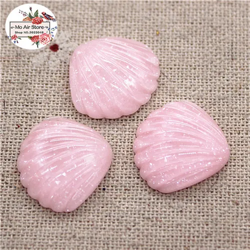 

20 шт., блестящие кабошоны из морских ракушек Ywbeads