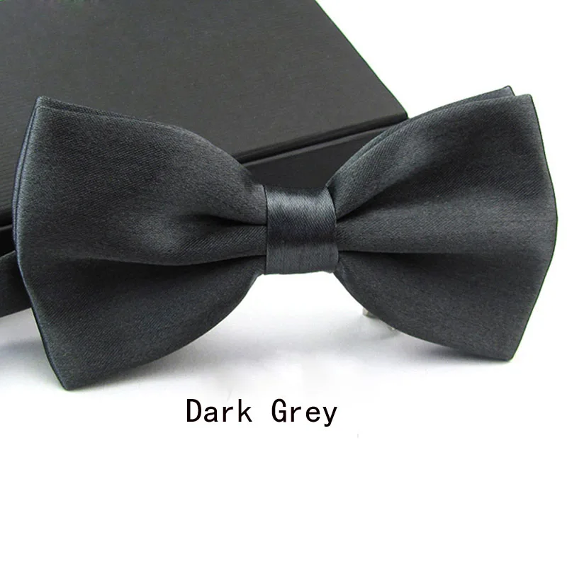 Dark Grey Оптовые продажи, галстук-бабочка для мужчин s бабочка галстук вечерние галстуки для мужчин галстук-бабочка Gravatas Corbatas специальное звено смокинг Свадебные галстуки-бабочки - Цвет: Dark Grey