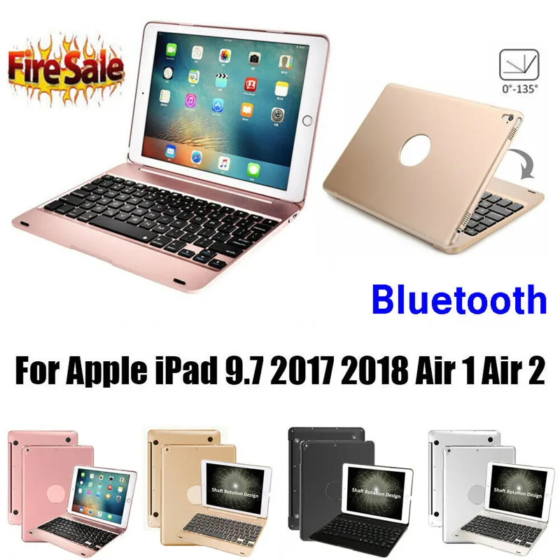 IPad 6th Gen 9 7 &quot2018/5th 7&quot 2017 чехол с беспроводной Bluetooth клавиатурой для Apple iPad Air1 Air2 |