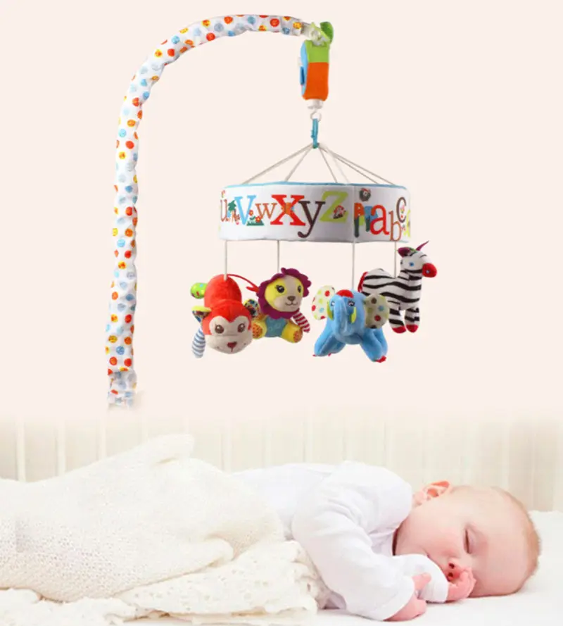 Детские игрушки для детей возраста от 0 до 12 месяцев мягкие мобильный Bed Bell