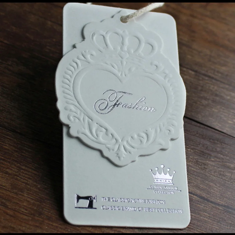 

Custom Cotton Card Women's Clothing Tags