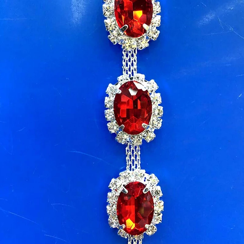 4 вида стилей 1 ярдов стеклянные цепи с отделкой горный хрусталь цепь коготь