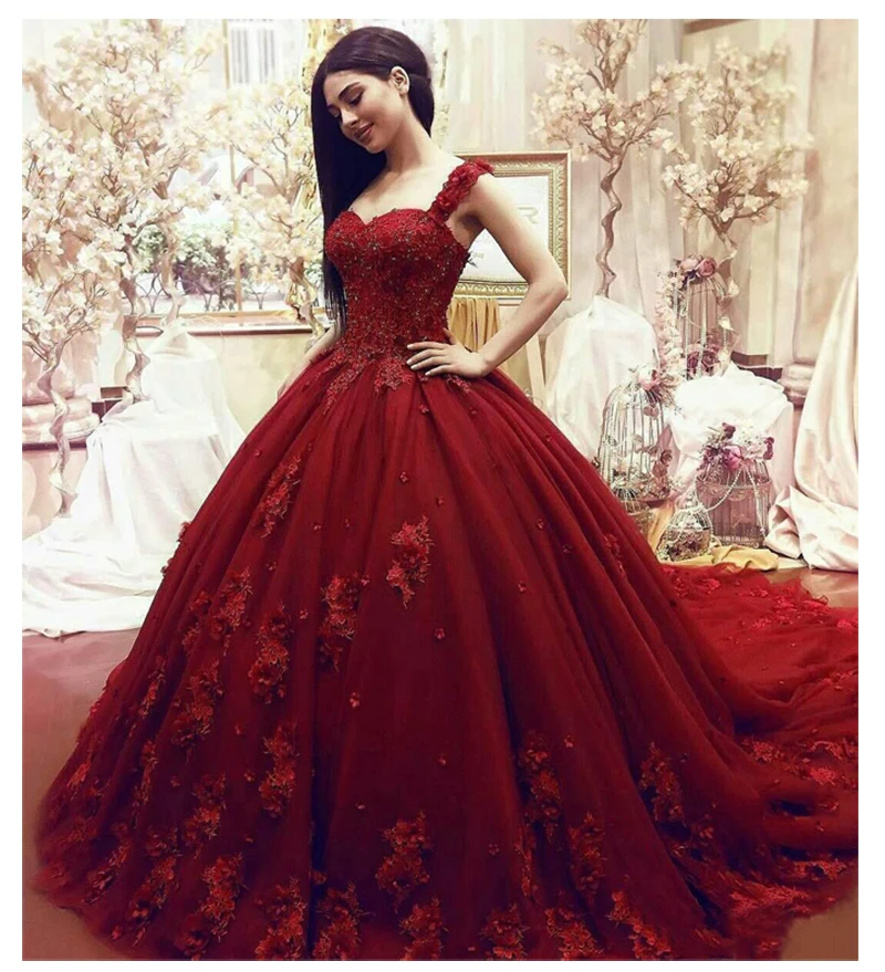 Роскошное красное свадебное платье без рукавов в африканском стиле бальное