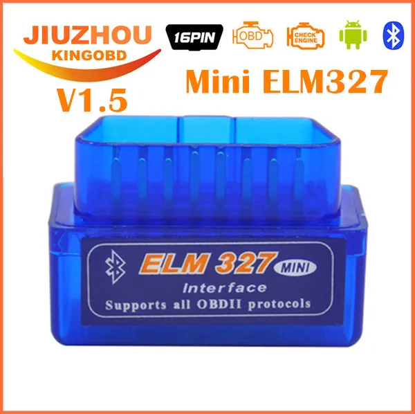 2017 Супер Мини ELM327 Bluetooth V1.5 OBD2 автомобильный считыватель кодов диагностический