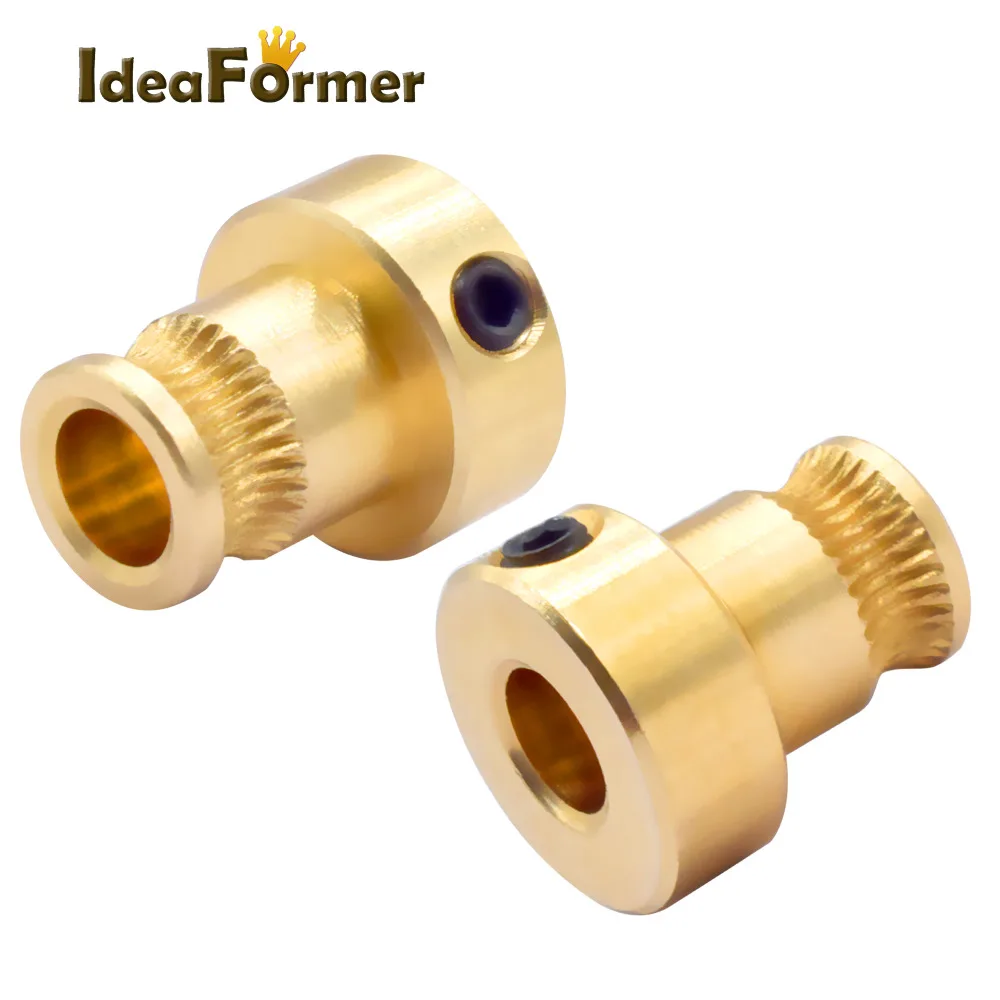 Зубчатый привод для экструдера Reprap Mendel латунного отверстия 1 75 мм 3 детали 3D