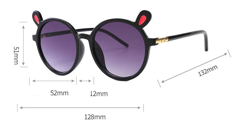 SomeCool новинка 2019 детские солнцезащитные очки с милым Кроликом защита UV400