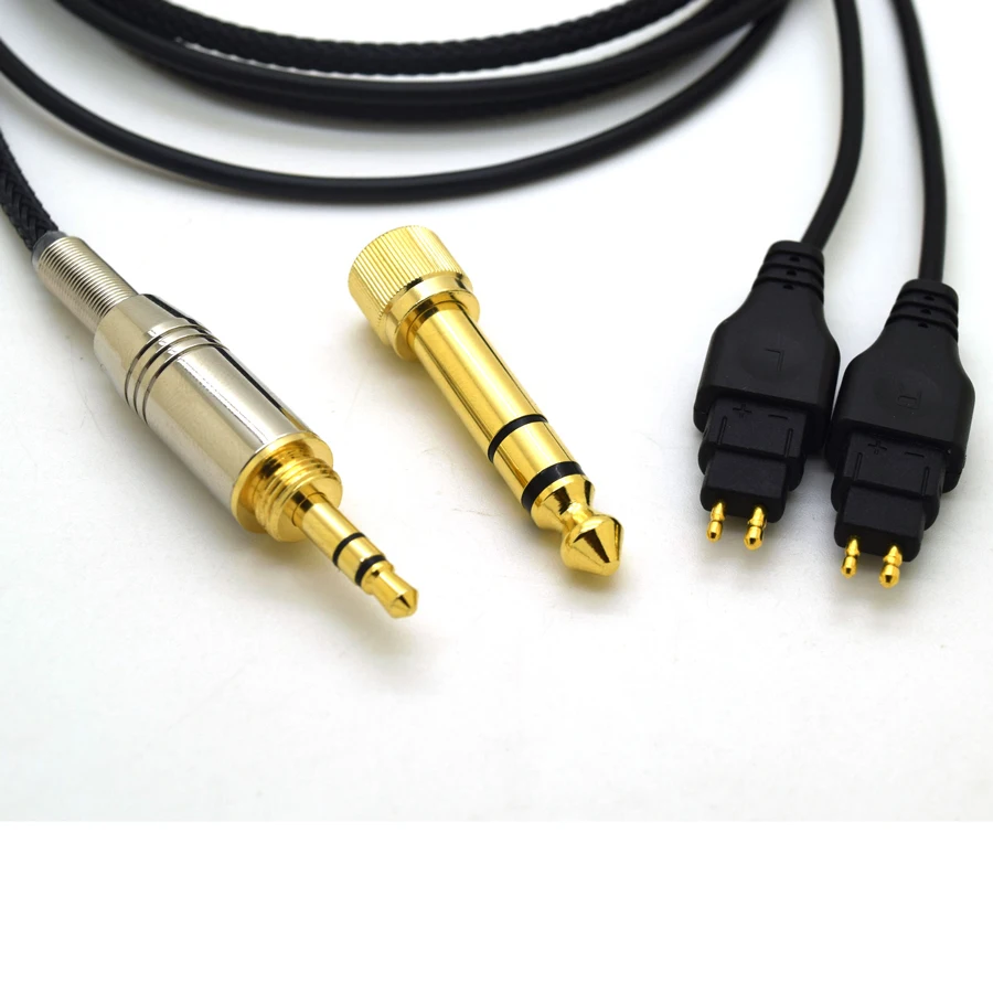 Кабель для наушников Sennheiser HD600 HD650 HD525 HD545 HD565 HD580 сменный аудиокабель с разъемом 3 5
