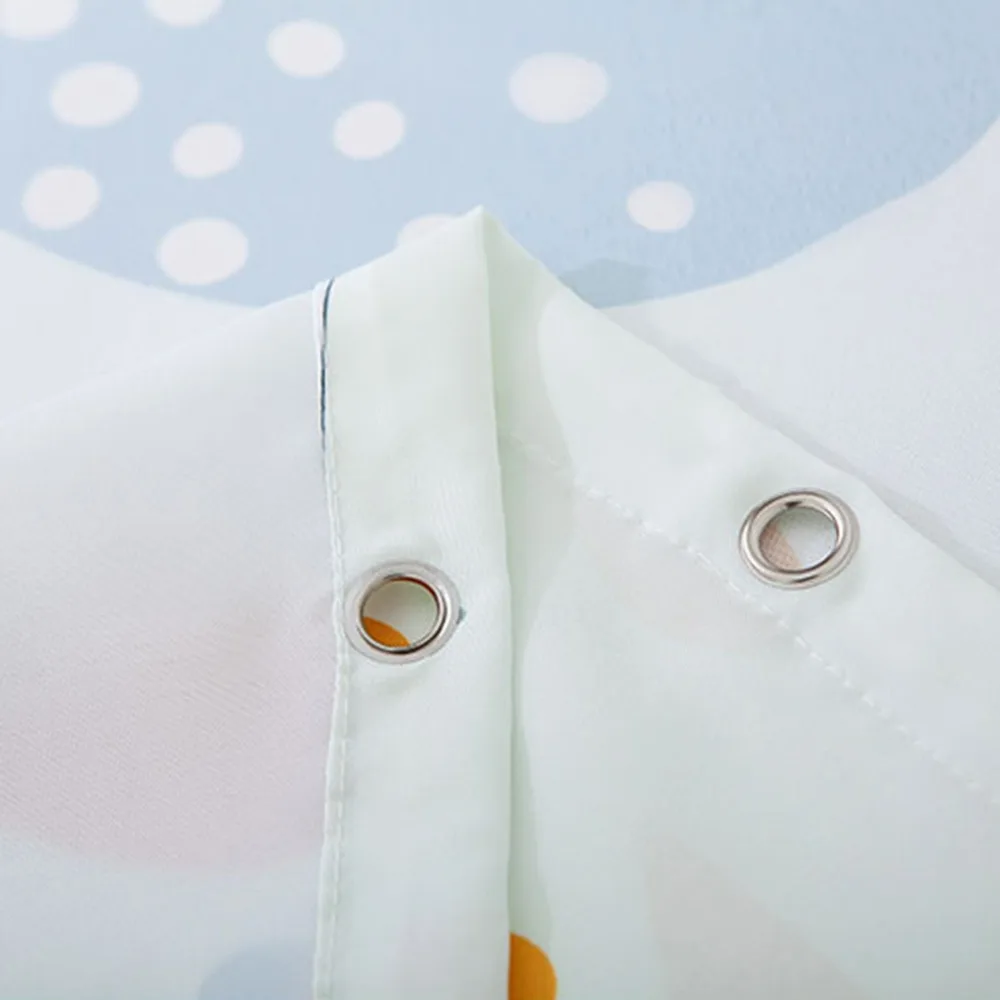 Фламинго зеленый лист занавеска для душа ванная Декор Водонепроницаемый