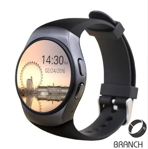 Лучший KW18 Smart Watch Heart Rate Monitor Bluetooth 4.0 Smartwatch MTK2502C Siri и Жест Управления Для iOS Andriod kingwear