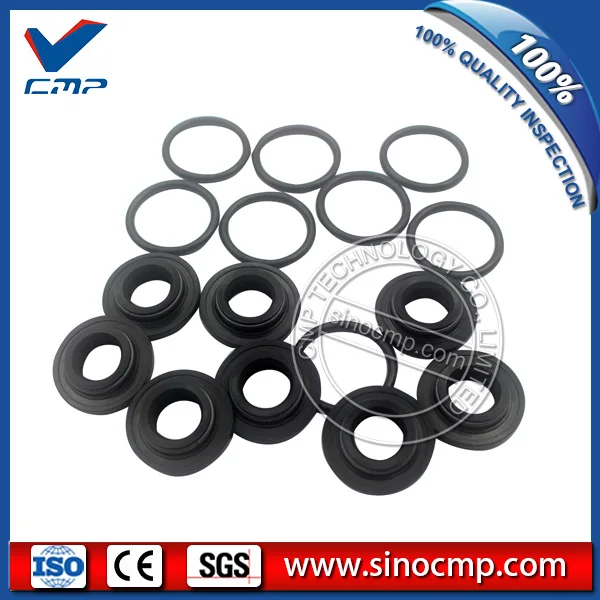 PC200 6 комплекты уплотнений пилотного клапана Ремонтный комплект для экскаватора
