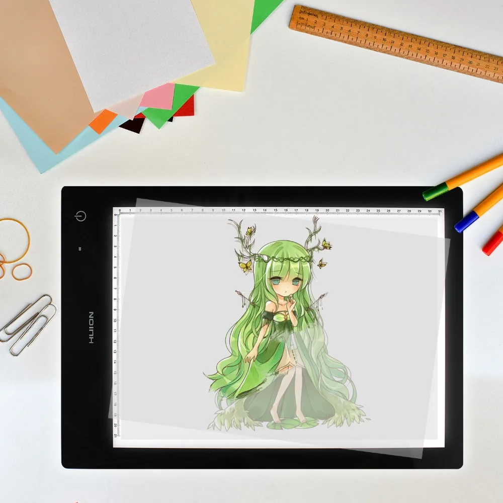 HUION  4 LED Light Box     Tracing    Trackpad- LB4