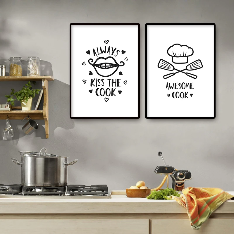 Черно белые исламские настенные художественные плакаты и принты арабская