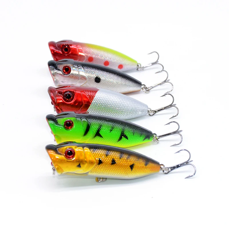 1 шт. рыболовная приманка-Поппер искусственный воблер твердая приманка с