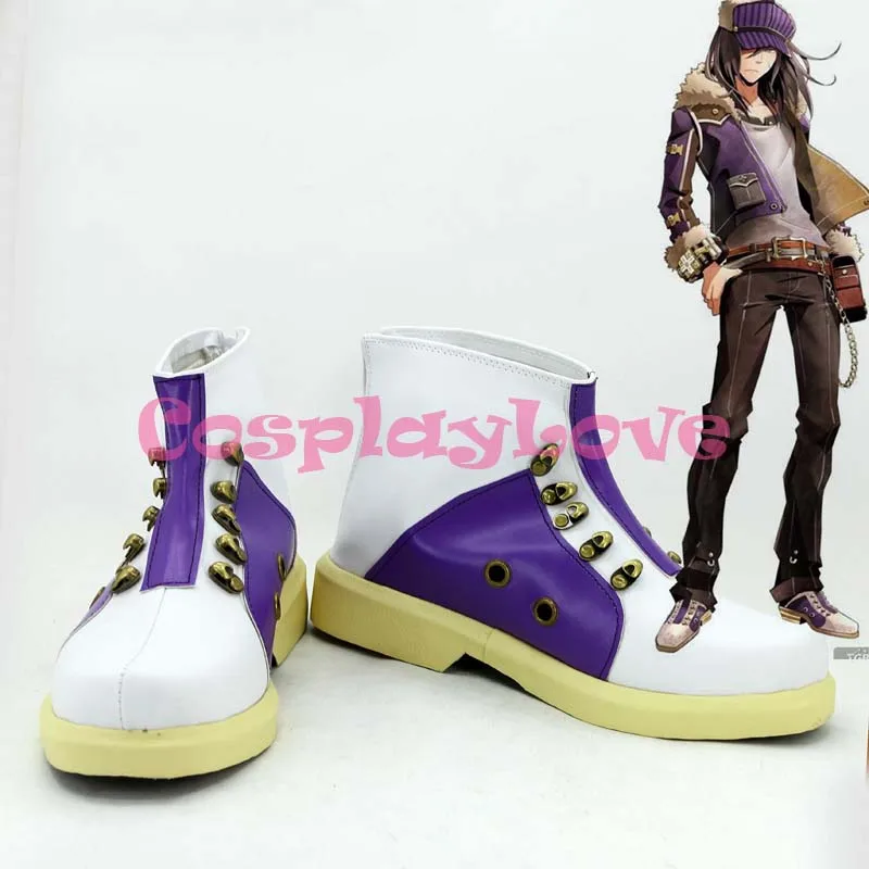 Новейшие изготовленные на заказ Длинные сапоги для косплея Гилберта из японской