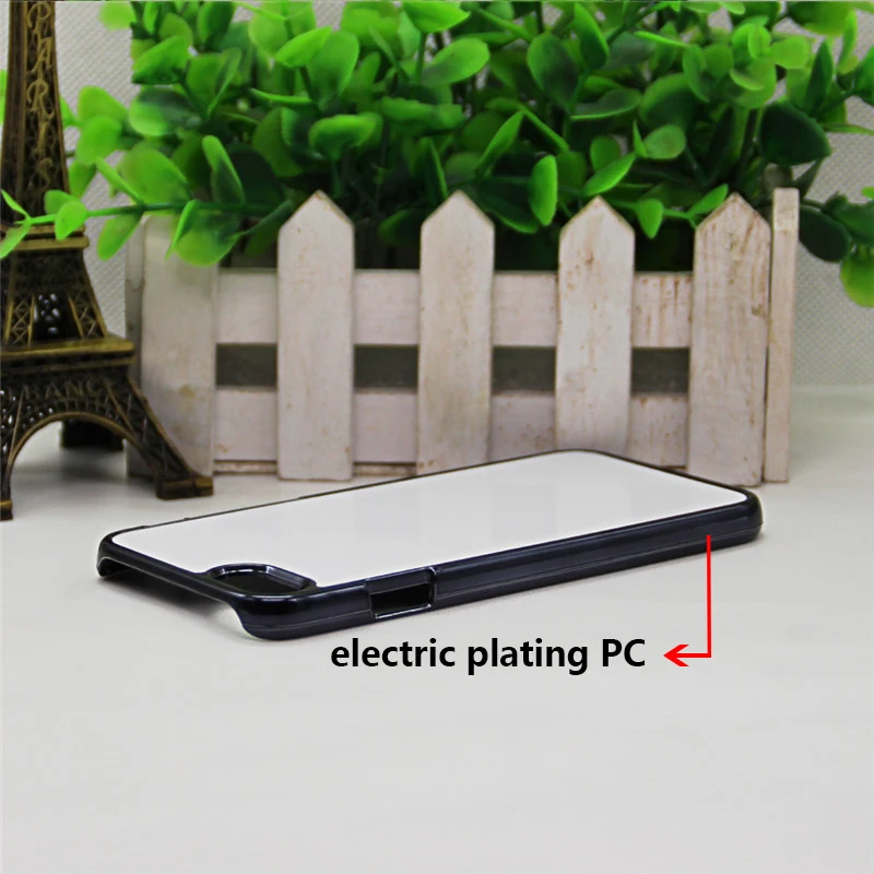 Новейший DIY сублимационный гальванический чехол для iphone 7 plus жесткий пластиковый