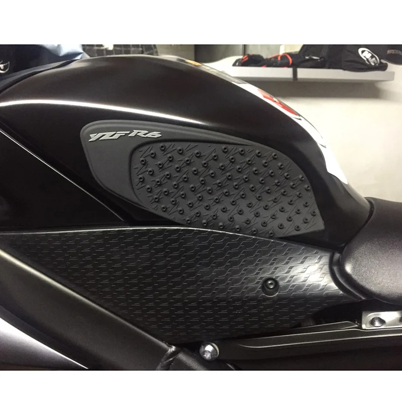 Наклейки для мотоциклов YZF R6 08 15 противоскользящие наклейки на топливный бак