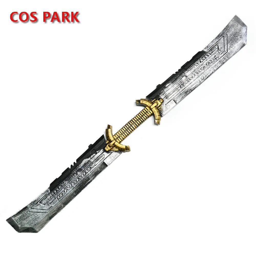 Sword 110cm Мстители эндшпиль супергерой танос обоюдоострый меч Бесконечность рукавица Косплей оружие Броня шлем костюм Хэллоуин реквизит - Цвет: Sword 110cm