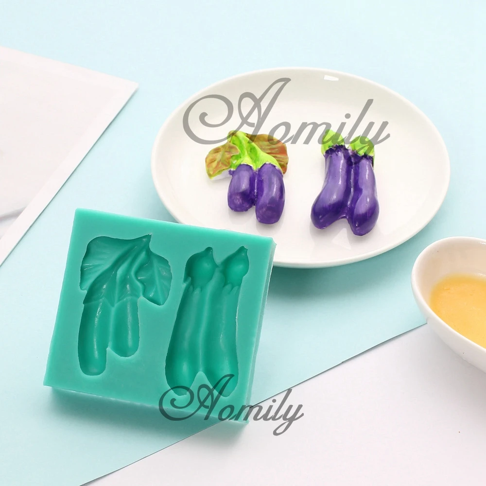 Aomily искусственные овощи фрукты 3D силиконовая форма для торта помадки выпечки