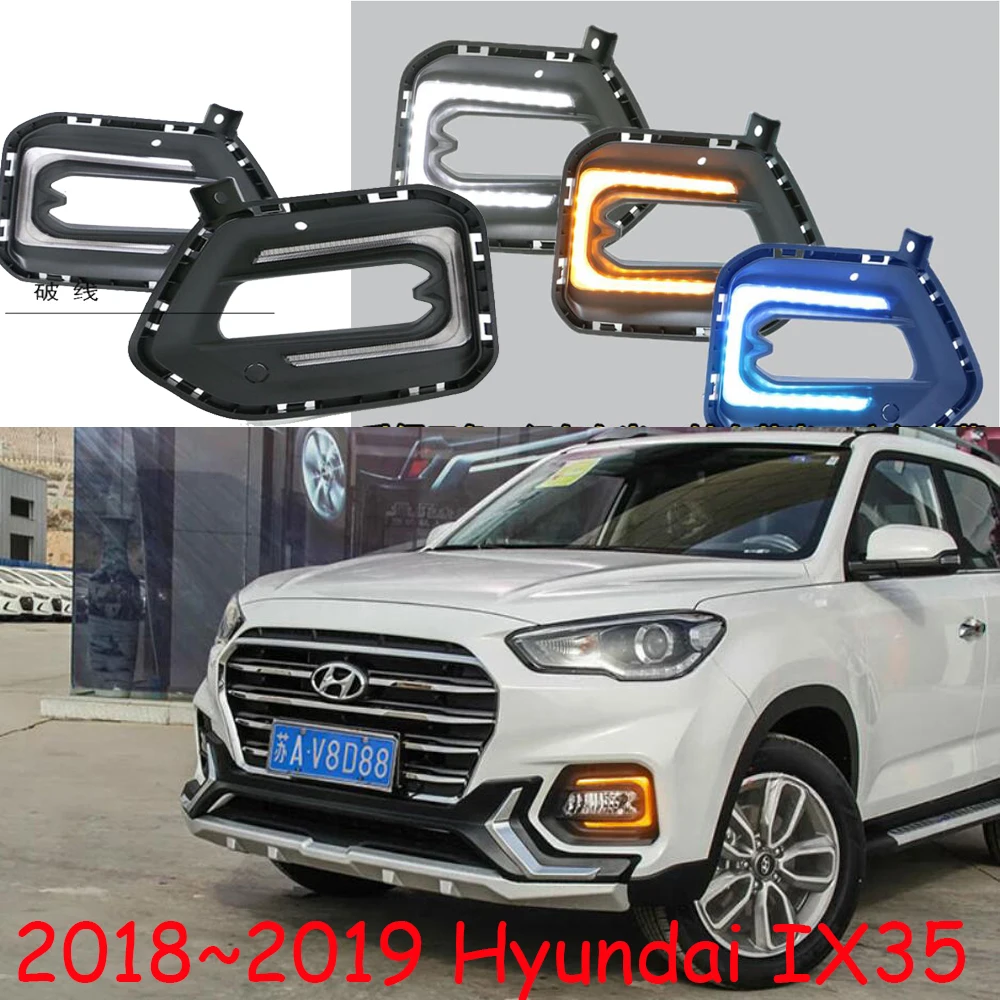 Светодиодный 2018 ~ 2019 IX35 Дневной светильник tucson туман головной акцент Elantra i10 i20