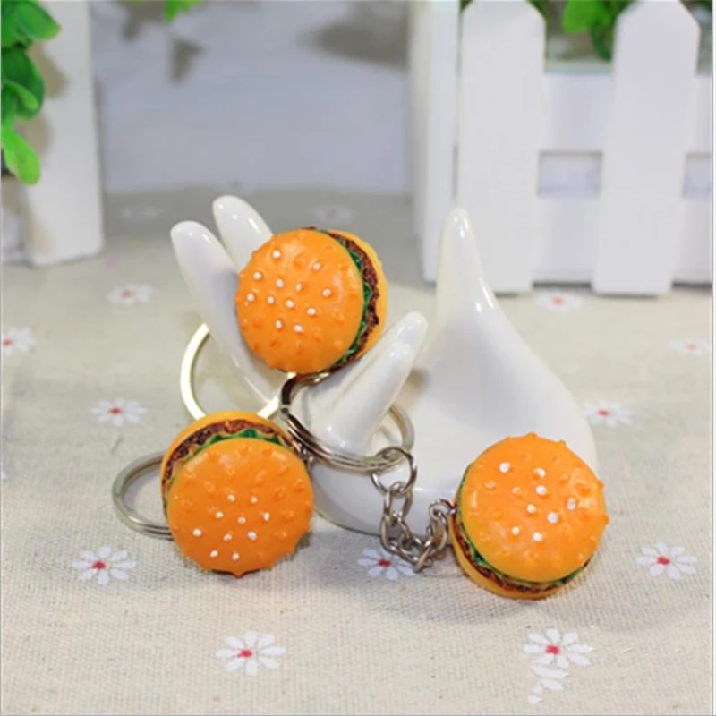 1 шт. мини персональные резиновые сумки для еды автомобильные брелки ключей