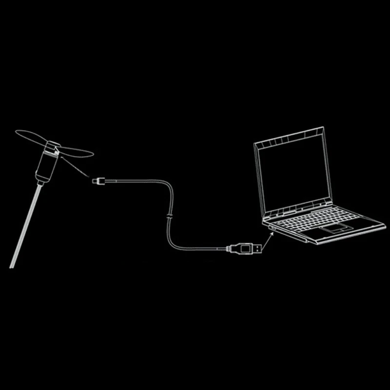 DIY Гибкие вентиляторы USB 2,0 красный светодиодный программируемый вентилятор сообщения для ПК LaptoCharger