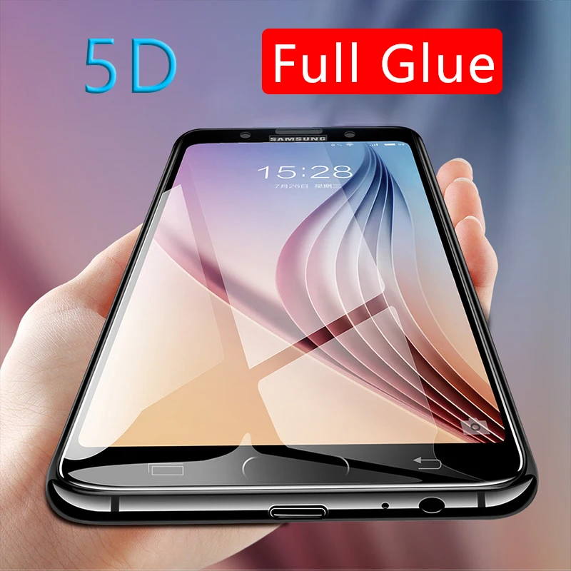 Закаленное стекло 5d с полной проклейкой для samsung a3 a5 a7 j3 j5 j7 2017 защитное защита