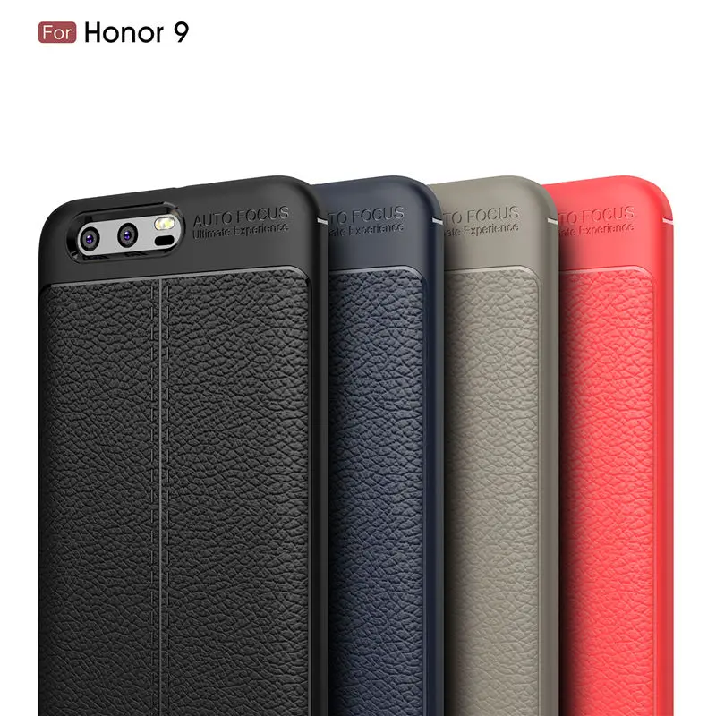 Ультратонкий чехол s для huawei Honor 9 мягкий силиконовый из ТПУ с текстурой личи 9|case for
