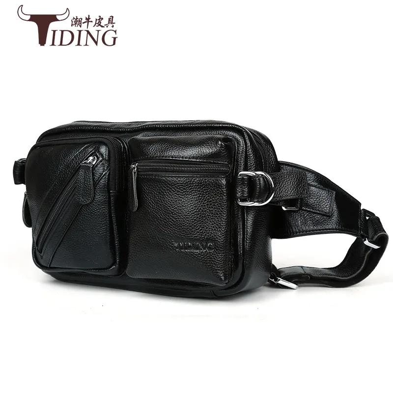 2017 мужские дорожные сумки из натуральной кожи Мужская поясная сумка забавная