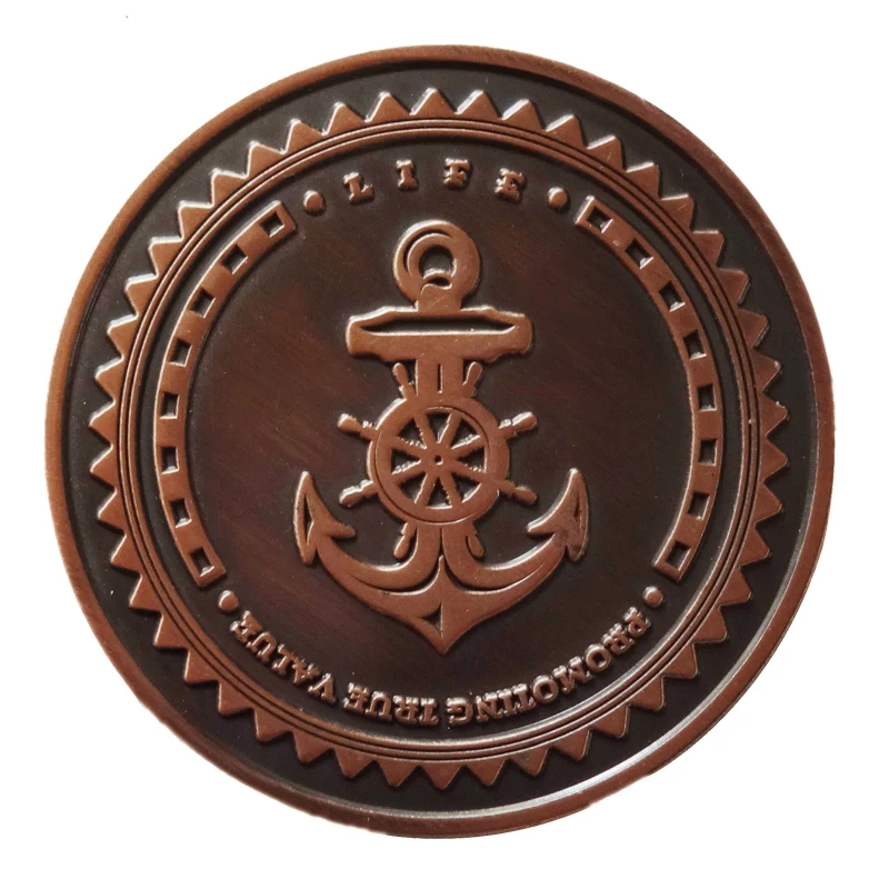 

Wholesale brass round coin new plating engraving coins