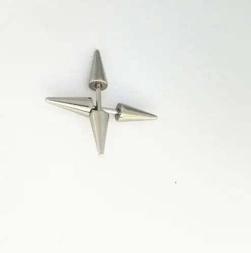 Крутой панк с заклепками для мужчин и женщин из нержавеющей стали|colorful stud earings|stud