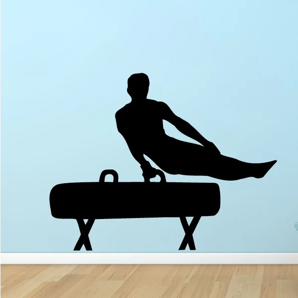 Наклейка на стену для гимнастики Pommel наклейки спорт мальчиков и девочек спальня