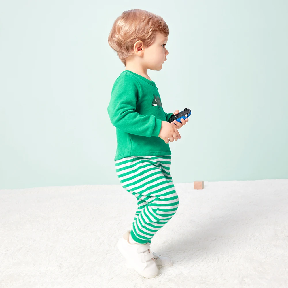 Детский комбинезон Balabala цельнокроеный из 100% хлопка с принтом мультфильма для