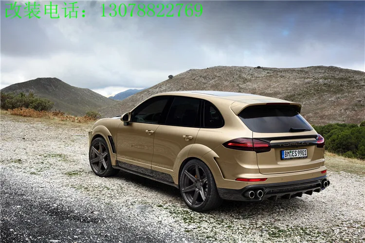 Подходит для Porsche Cayenne 958 15 17 Vantage спойлер из углеродного волокна хвост