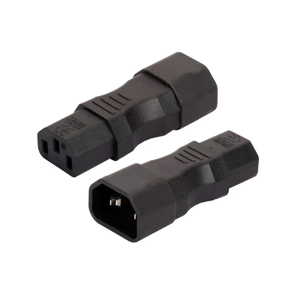 10 шт. адаптер питания IEC320 C13 в C14|Соединители| |
