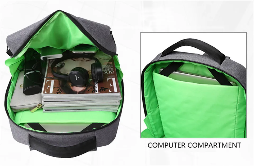Фирменная Новинка USB подзарядки человек рюкзак большой ёмкость Fit 15,6 дюймов ноутбук повседневное школьная сумка дорожный рюкзак мужской