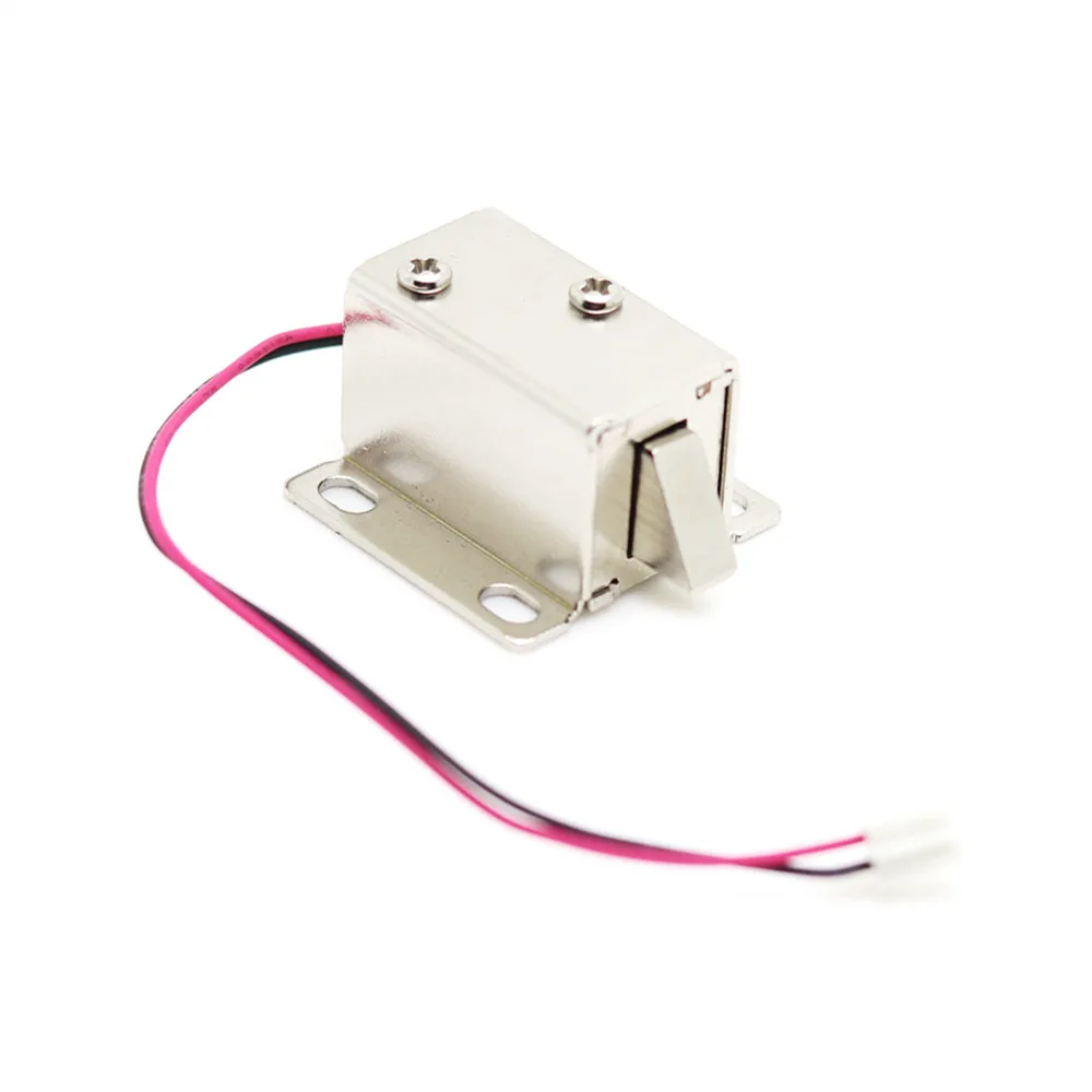 DC 5 V-6 V/DC 12V Мини маленький размер электромагнитный Электрический замок для ящика шкафа для DIY проекта