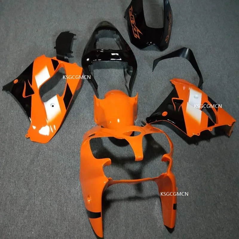 

High Quality Bodywork Fairing Kit Set Fit For Kawasaki Ninja ZX9R 02 03 cool ZX900 ZX-9R 2002-2003 black/orange Fairings